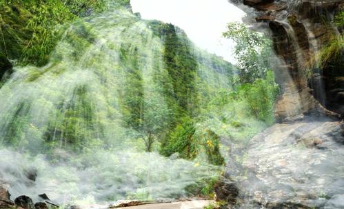 房山区霞云岭乡雨后呈现江南美景(图2) 房山区霞云岭乡雨后呈现江南美景(图2)